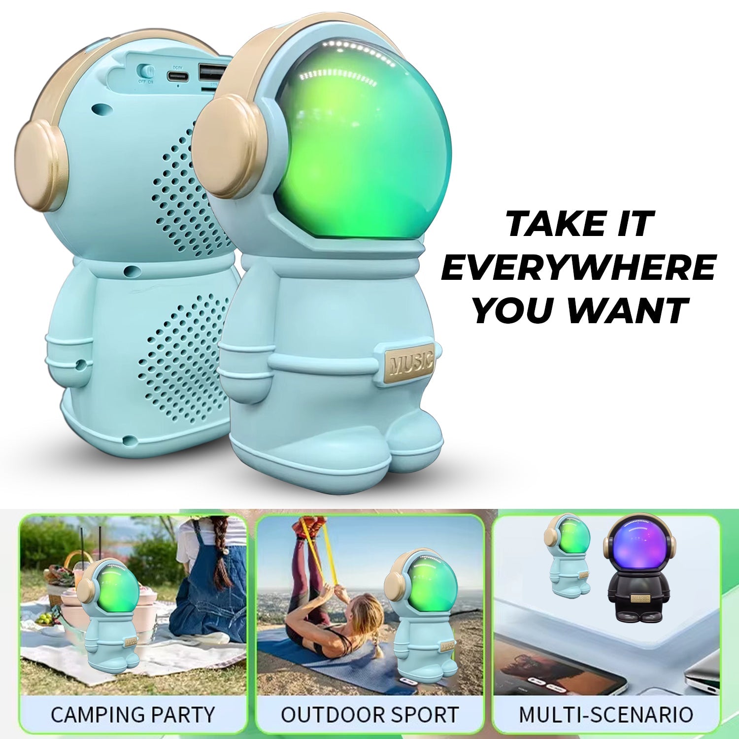 Astronaut X-808 Wireless Bluetooth Speaker